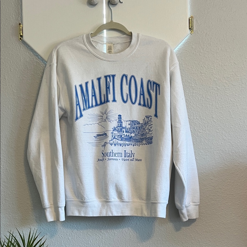 ALTER’D STATE White Amalfi Coast Woman’s Sweatshirt